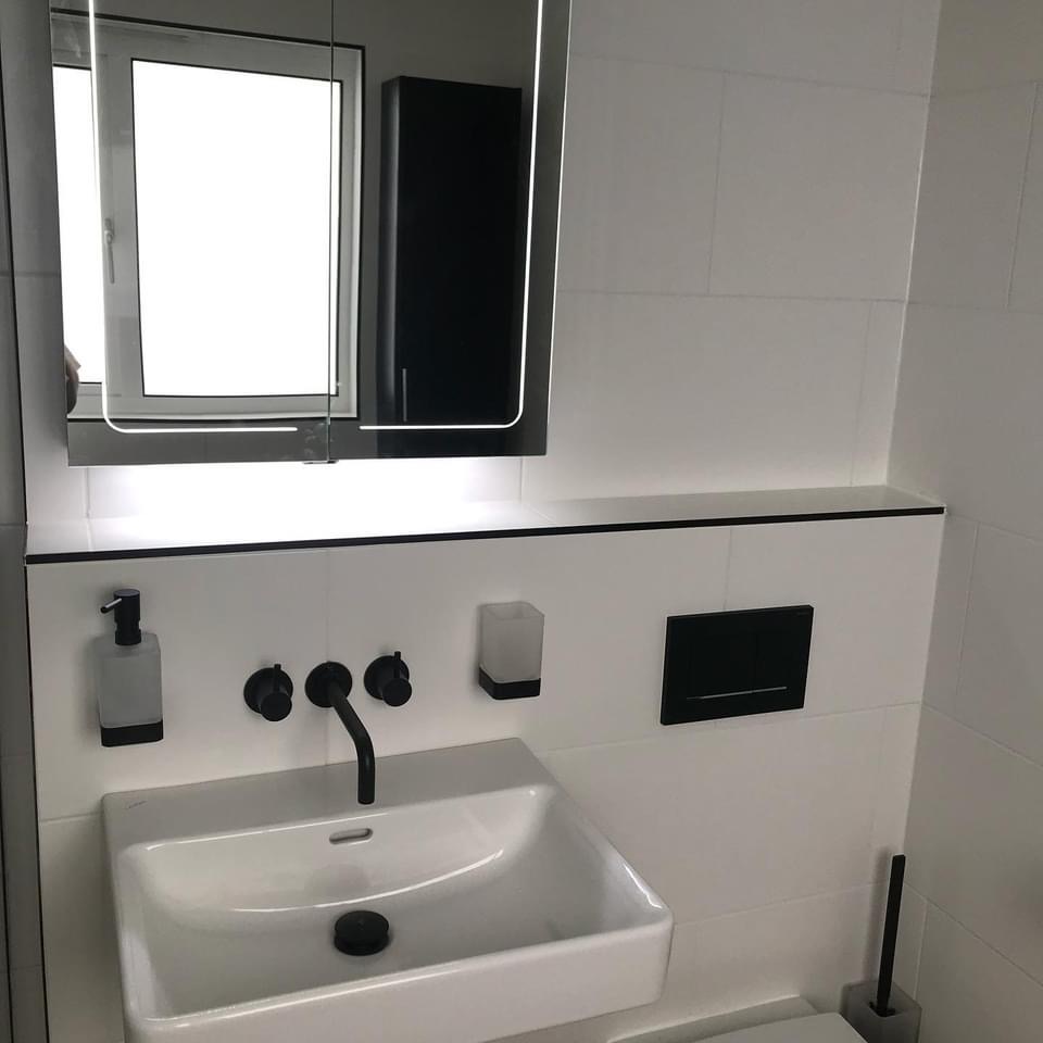 Shower installation detail